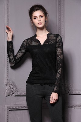 金衣國際 一站式歐洲站深圳精品女裝批發，秋冬打底衫與蕾絲衫領航時尚